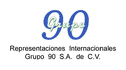 logo Representaciones Internacionales Grupo 90