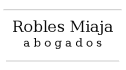 logo Bufete Robles Miaja