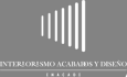 logo de interiorismo acabados y diseno